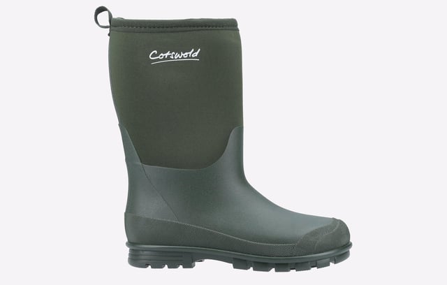 Hilly Neoprene from Cotswold, is the perfect welly for all weather conditions. With fully waterproof neoprene for excellent warmth and comfort.
- 100% Waterproof
- Pull On Loop
- Lightweight sole
- Reinforced toe and heel
- Easy to clean overlay