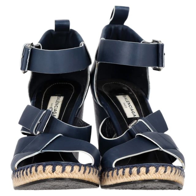 Espadrille Wedge Balenciaga Wedge Shoes Resort 2010 Leather Wedge