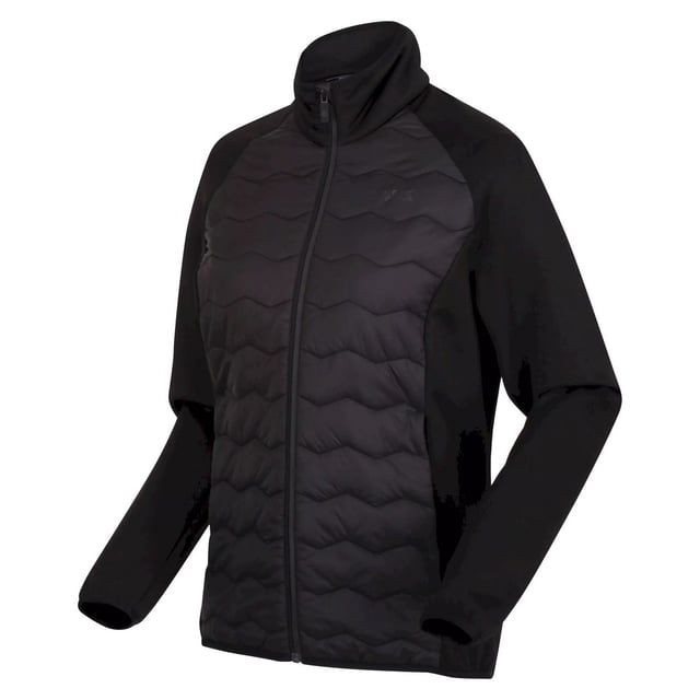 Material: 90% Polyester, 10% Elastane. Filling: Down Alternative, Feather-Free. Fabric: Extol Stretch, Synthetic, Warmloft. 235gsm. Design: Logo. Branded Zip Pull, Compressible, High Warmth, Padded, Side Panels. Fabric Technology: Durable, DWR Finish, Ergonomic, Insulating, Lightweight, Water Repellent. Sleeve-Type: Long-Sleeved. Neckline: Standing Collar, Stretch Binding. Cuff: Stretch Binding. Pockets: 2 Lower Pockets, Zip. Fastening: Full Zip. Hem: Stretch Binding. Sustainability: Cruelty Free, Made from Recycled Materials.