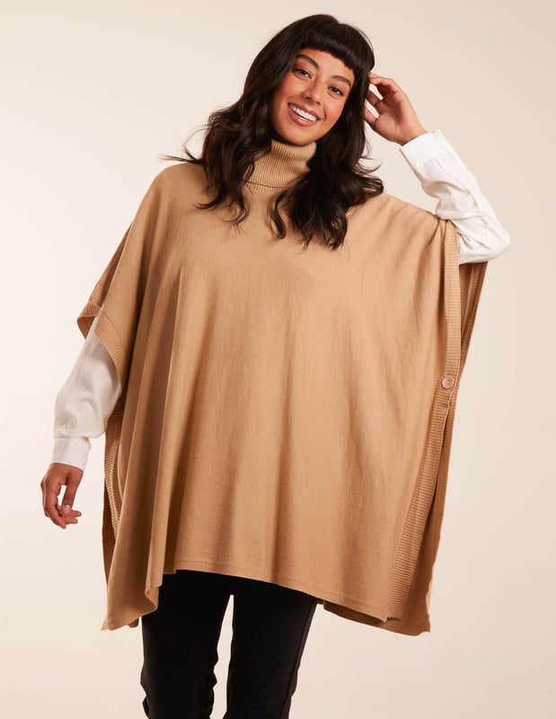 Here is a simple and cosy layer to wear this AW, that can be teamed with just about any outfit of your choice! This poncho is not your usual layering piece! Why not try something new this season, and be sure to not regret it!