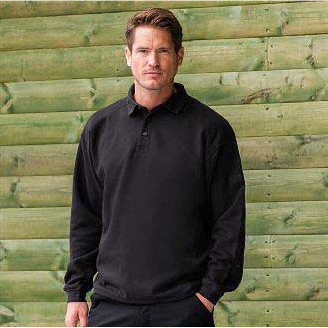 Suitable for 60°C wash and tumble dry. SpotShield stain resistant coating for fabric protection. Double layer fabric on shoulder for added durability. Locker patch for internal identification. Flat knit collar on placket. Plastic-coated metal buttons, ideal for use in the food industry. Drop tail for a comfortable working fit. Fabric: 80% Ringspun Cotton, 20% Polyester. Weight: 300gsm. Chest (to fit) XS - 34/36”, S - 36/38”, M - 38/40”, L - 40/42”, XL - 42/44”, 2XL - 44/46”, 3XL - 46/48”, 4XL - 48/50”.