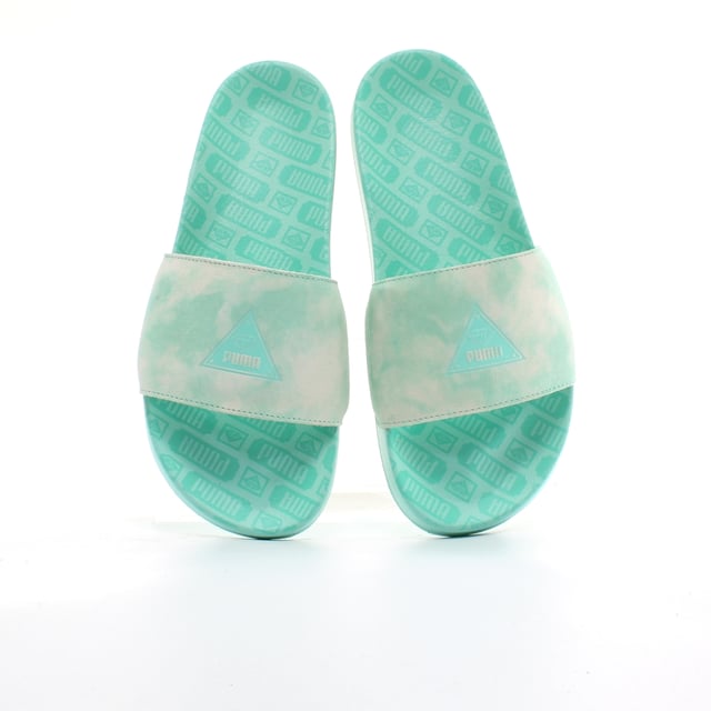 Puma Leadcat Supply Diamond Mens de cuero Sliders Flip Flop Flop 369412 01