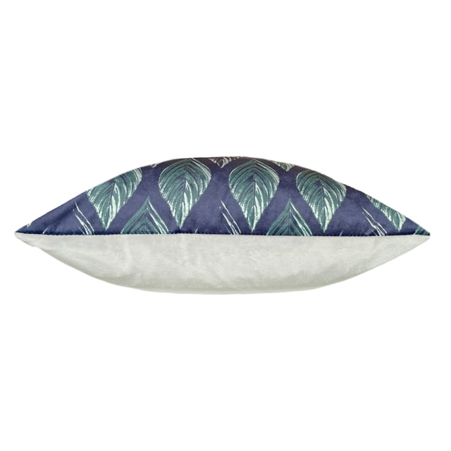 Add touch of luxe to your interior with this, rich coloured and tonal botanic printed design. This cushion will sit perfect on any sofa or bed and the soft Faux-velvet finish will instantly add luxury to any type of décor.