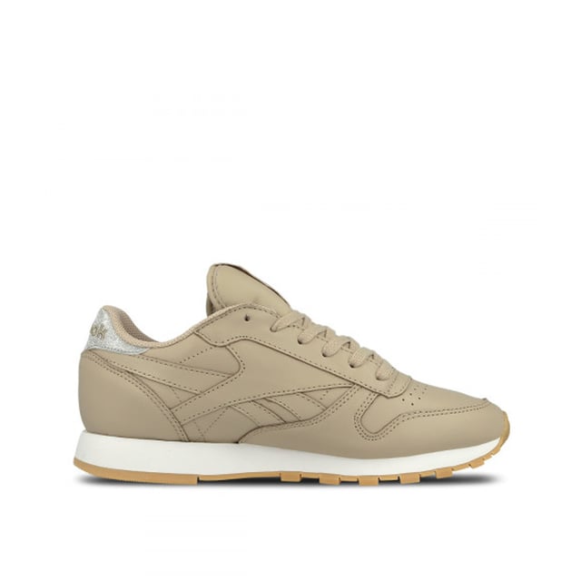 Reebok classic top trainers womens brown