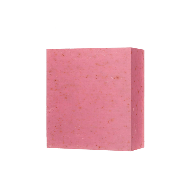 Anti-ageing facial cleansing bar enriched with rose centifolia flower powder for a natural and organic skincare experience. This formula gently cleanses and hydrates the skin, leaving it smooth, radiant, and healthy. Free of harsh chemicals, it promotes a calm and glowing complexion.
