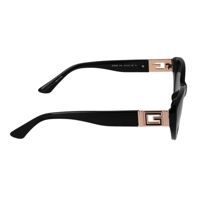 Gender: Women
Main color: Black
Extra: No extra
Frame color: Black
Frame material: Plastic
Lenses color: Grey
Lenses material: Plastic
Filter category: 3
Style: Oval
Lenses effect: No Extra
Protection: 100% UVA & UVB
Grosse: 51-19-140
Lenses width: 51
Lenses height: 36
Bridge width: 19
Frame width: 140
Temples length: 140
Spring hinge: No
Shipment includes: Branded case
Rim style: Full-Rim