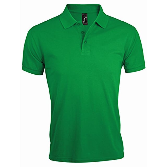 Geklebter Hals. Verstärkte Schulternähte. Drei passende Knopfleisten. Kragen und Manschetten aus 1x1-Rippstrick. Zwillingsnadel-Saum. Stoffgewicht: 200 g/m². Material: 65% Polyester 35% ringgesponnene Baumwolle. Brustumfang (in): XS(35/36), S(36/38), M(38/40), L(41/42), XL(43/44), XXL(45/47), 3XL(47/49), 4XL(50/52), 5XL(53/55).