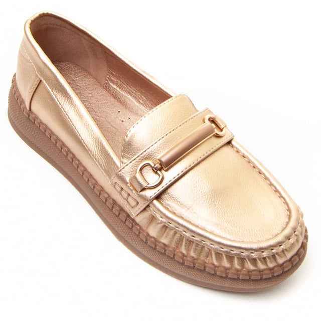 Montevita Mocasin Moksin In Gold