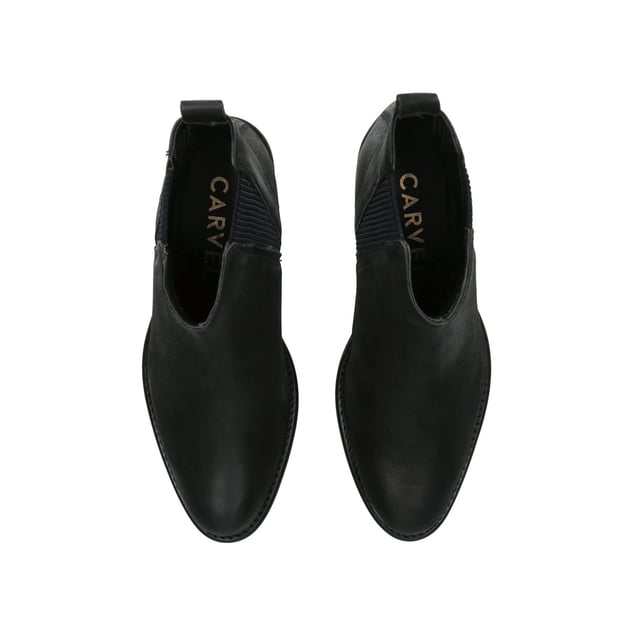 Carvela black online leather ankle boots