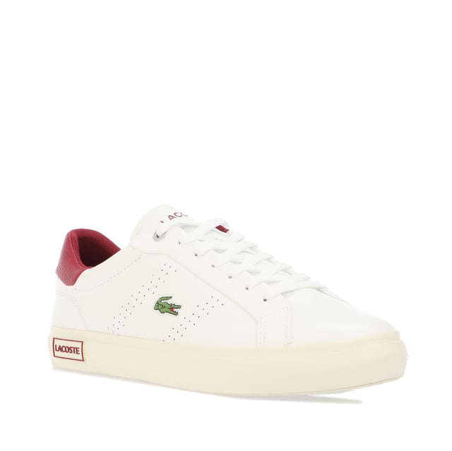 White mens online lacoste trainers