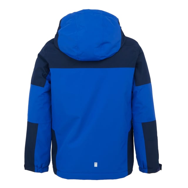 Regatta Childrens/Kids Beamz IV Waterproof Jacket (Olympian Blue/Navy) 100% Polyester. Filling: Midweight. Design: Colour Block. Trim: Reflective. Fabric Technology: Breathable, DWR Finish, Insulating, Isotex 10000, Quick Dry, Thermo-Guard, Waterproof, Windproof. 3 Brightness Modes, Built In Torch, Taped Seams. Neckline: Hooded. Sleeve-Type: Long-Sleeved. Cuff: Touch Fastening Tab. Pockets: 2 Lower Pockets, Zip. Fastening: Full Zip. 10000g/m²/24hrs. Sustainability: Made from Recycled Materials. 13 Years: 32 in. 15 Years, 15-16 Years: 36 in. 3-4 Years: 22.5 in. 7-8 Years: 26 in. 11-12 Years: 31 in. 9-10 Years: 28.5 in. 5-6 Years: 24 in. 14 Years: 33 in.