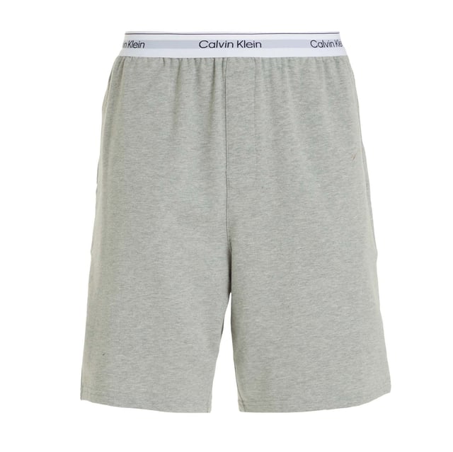 Mens Calvin Klein Lounge Shorts in grey.- Branded elasticated waistband.- Regular fit.- Ref: 000NM2303EP7A