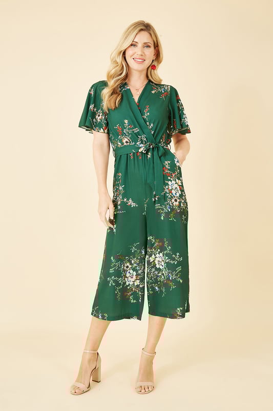 Kimono jumpsuit with culotte leg online