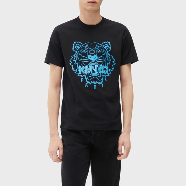 Black and blue outlet kenzo t shirt