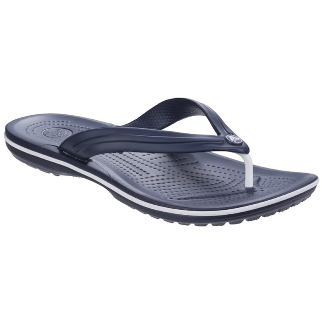 Sporty and lightweight, the Crocs Crocband Flip is a colourful flip that pairs perfectly with shorts, slacks or swimwear. Constructed of easy to clean Croslite material construction, it's ready for beach, garden... or anywhere!