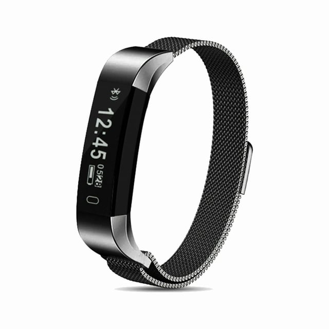 Aquarius AQ115 Fitness Tracker with Milanese Strap Space Grey