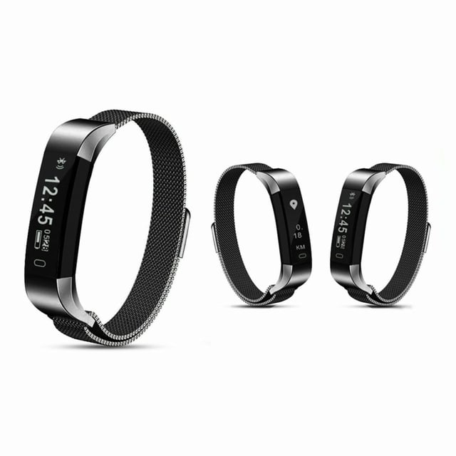 Aquarius AQ115 Fitness Tracker with Milanese Strap Space Grey