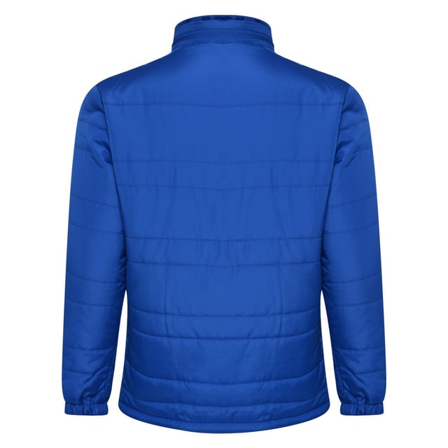 Material: 100% Polyester. Füllung: Polyfill. Design: Gesteppt, gestapeltes Logo. Manschette: Elastisch. Ausschnitt: Kapuze, Stehkragen. Ärmel-Typ: Langärmelig. Kapuzen-Merkmale: Verdeckt. Taschen: 2 Seitentaschen, verdeckter Reißverschluss. Verschluss: Reißverschluss. Saum: Kordelzug.