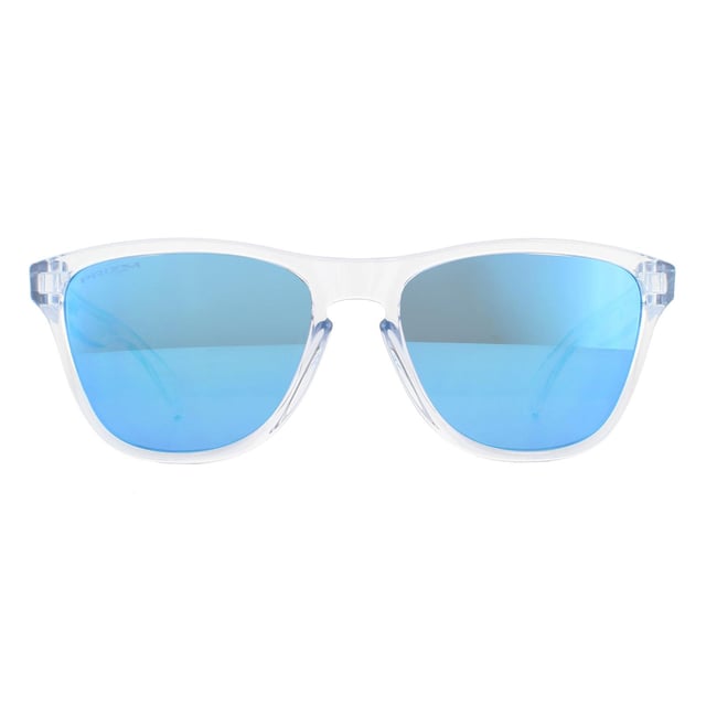 Oakley Sunglasses Frogskins XS OO9006-15 Polished Clear Prizm Sapphire re Oakley's classic best-selling frogskins frame now specially engineered to suit younger faces