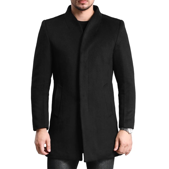 [Materialpflege] HOCHWERTIGES MATERIAL – 50 % Wolle, 50 % Polyester. Es ist bequem, atmungsaktiv, weicher, glatter, leichter zu waschen und behält die Form. Es atmet frei und nimmt Schweiß auf. WASCHEN – Chemische Reinigung wird empfohlen; Handwäsche ist möglich, jedoch mit kaltem Wasser. VIELSEITIGER ANLASS – Es eignet sich für viele Anlässe, wie den Alltag, Geschäftstreffen, modische Partys, jeden großen Feiertag usw. [Paket] 1 * Mantel