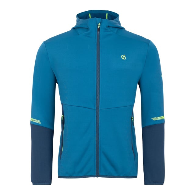 Fabric: Ilus Core Stretch. Design: Contrast, Logo. Pockets: 2 Side Pockets, Zip. Neckline: Hooded. Sleeve-Type: Long-Sleeved. Cuff: Stretch Binding. Hem: Stretch Binding. Fabric Technology: Anti-Bacterial, Antibacterial, Chemical Free, Heavyweight, Odour Control. Chin Guard, Inner Zip Guard. Sun Rating: UPF 50+. Sustainability: Made from Recycled Materials. Hood Features: Sew-On. XS: 36 in. S: 38 in. M: 40 in. L: 42 in. XL: 44 in. XXL: 48 in. 3XL: 51 in.
