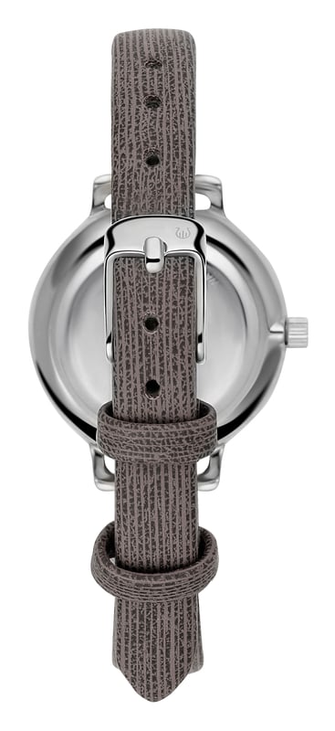 This Orphelia Pixi Analogue Watch for Women is the perfect timepiece to wear or to gift. It's Silver 28 mm Round case combined with the comfortable Grey Leather watch band will ensure you enjoy this stunning timepiece without any compromise. Operated by a high quality Quartz movement and water resistant to 3 bars, your watch will keep ticking. BEAUTY IN SIMPLICITY: This ORPHELIA Pixi Analogue watch with a Miyota Japanese Quartz movement,  makes this collection a true contemporary minimalism. PREMIUM QUALITY: By using high-quality materials  Glass: Mineral Glass  Case material: Stainless steel  Bracelet material: Leather - Water resistant: 3 bars COMPACT SIZE: Case diameter: 28 mm  Height: 8 mm  Strap- Length: 19 cm  Width: 9 mm. Due to this practical handy size  the watch is absolutely for everyday use-Weight: 21 g