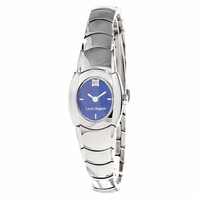 Laura Biagiotti Dameshorloge Kwarts Zilver• Materiaal kastdeksel: Staal• Soort glas: Mineraal• Materiaal Band: Roestvrij Staal• Kleur kast: Zilver• Waterdichtheid: 0 m (0 ATM)• Diameter: 23 mm