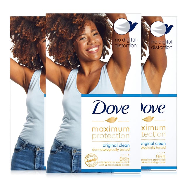Dove 48H Maximum Protection Original Clean Antiperspirant Cream Stick