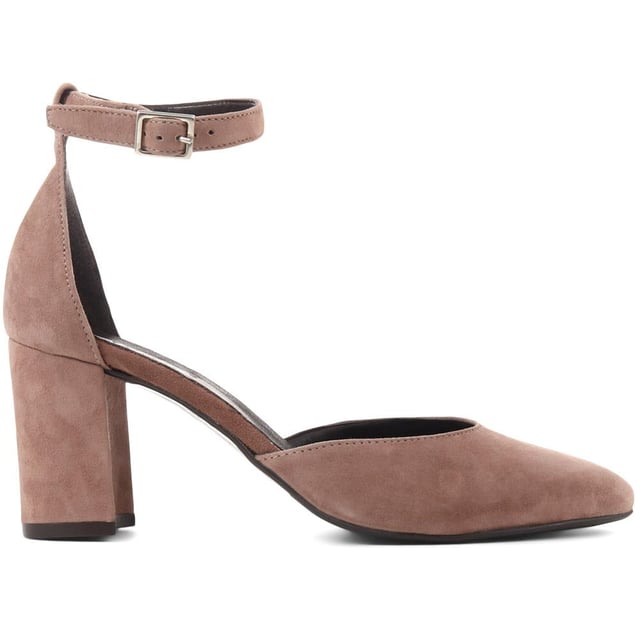 Sculpted in buttery suede with a pointed closed toe, the Cloria courts are your work to weekend footwear staple. Fastening securely around your ankle, they feature a practical (aka comfortable) block heel.