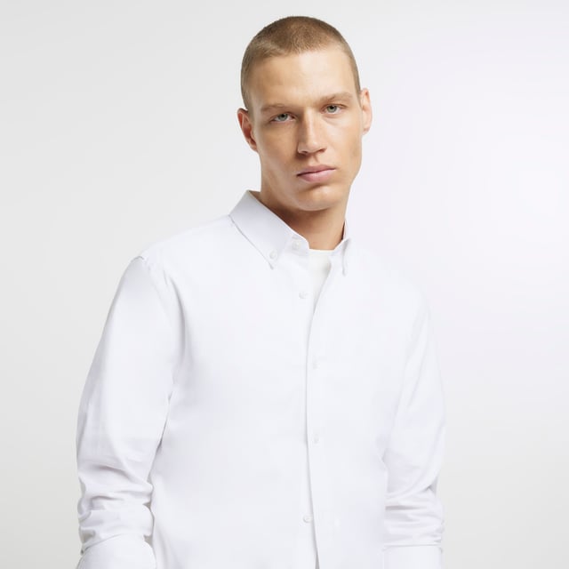 River island oxford best sale shirt