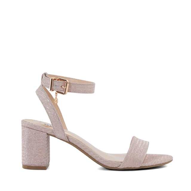 Meet your new wear-with-everything style. Comfortable and versatile, these sandals feature an adjustable ankle strap and rest on a block heel.