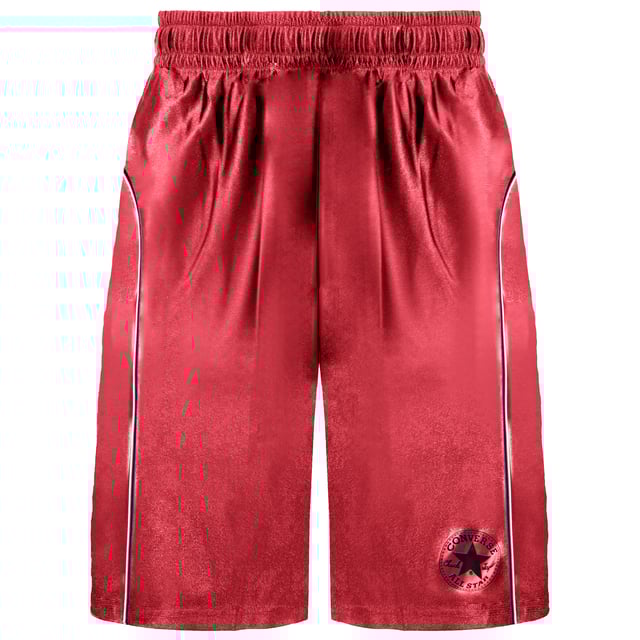 Red converse shorts on sale