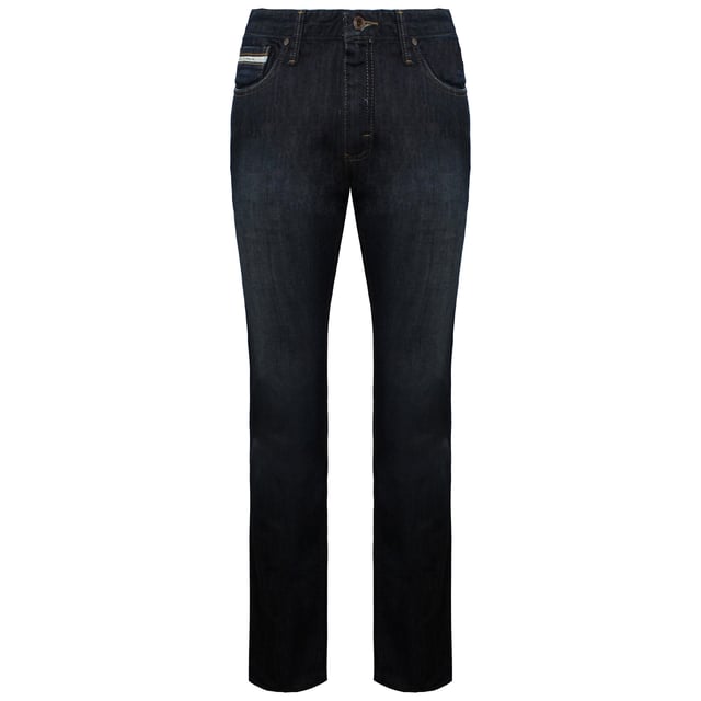 Vans Off The Wall V66 Slim Low Rise Straight Leg Dark Denim Mens Jeans VK4F8F4
