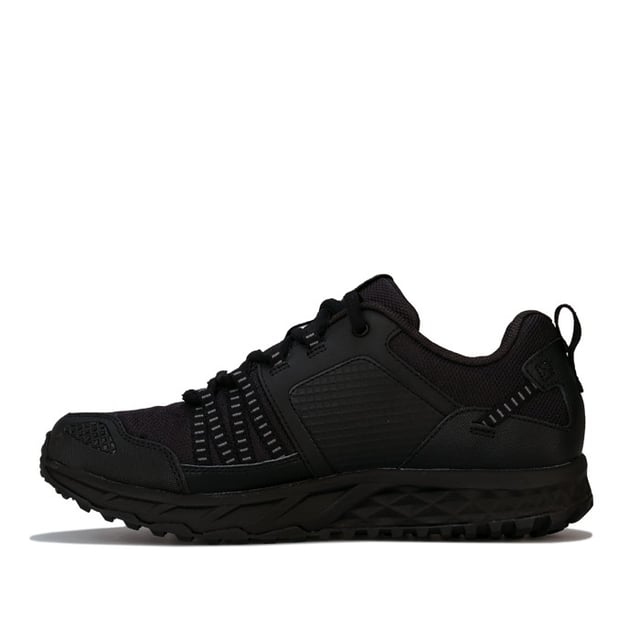 Men s Skechers Escape Plan Walking Shoe Trainers In Black