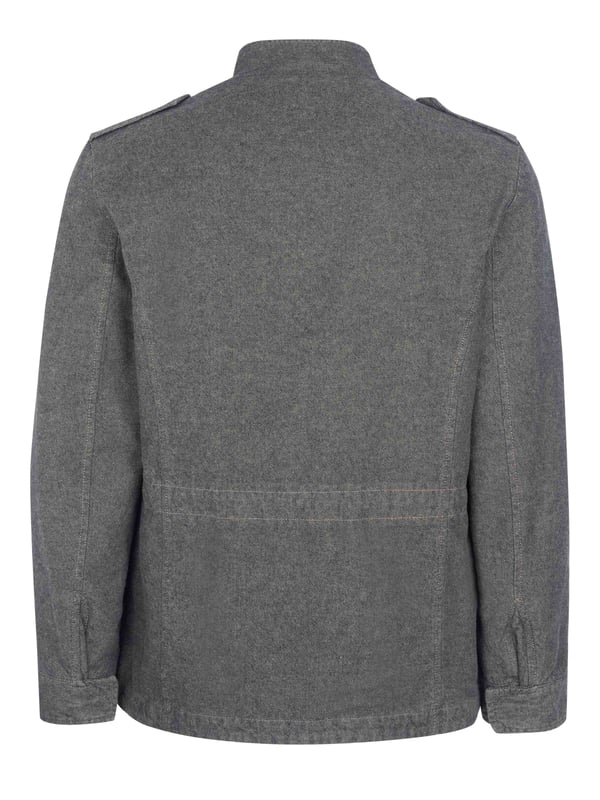 75% katoen, 23% polyester, 2% elastaan; Trussardi Jeansjasje;  Model: 52S002561T001472H001 K309;  Hoogwaardige afwerking;  opstaande kraag;  Ritssluiting, knoopsluiting met drukknopen;  Twee voorzakken, twee borstzakken;  taille met trekkoord;  Trussardi Jeans-logodetails