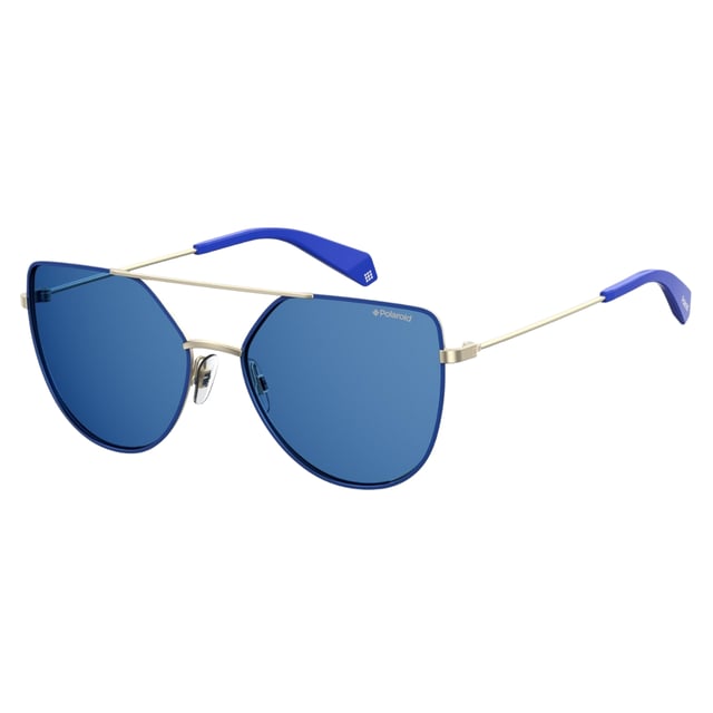 POLAROID 6057-S-PJP-58 gafas de sol de mujer• material: metal• color: azul• tamaño: 58/15/140 mm (longitud de la lente / ancho del puente / longitud de la varilla)  