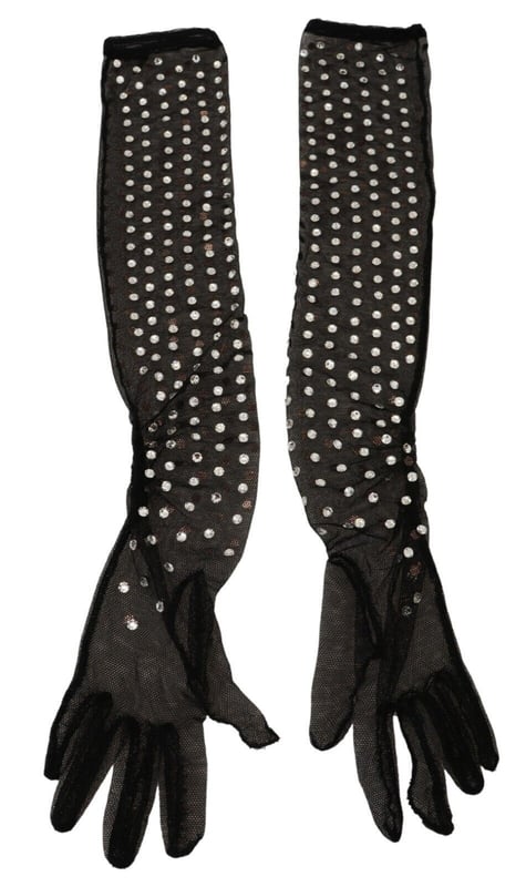 <ul>
  <li>A estrenar con etiquetas</li>
  <li>Guantes hasta el codo</li>
  <li>Fabricado en Italia</li>
  <li>Color negro con detalles del logotipo</li>
  <li>Confeccionado en algodon 100 %</li>
  <li>Artesania rara y alta</li>
</ul>