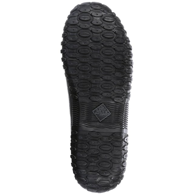 Muck Boots Muckster II Ankle Rubber Black Wellington Boots A new sole and an improved last give this popular, updated Muck shoe more stability on wet surfaces along with an even greater level of comfort and fit. The Muckster II Low is the perfect shoe when its wet and muddy.
