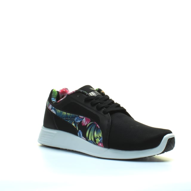 Puma ST Trainer Evo Grafic Black Floral Lace Up Mens Running