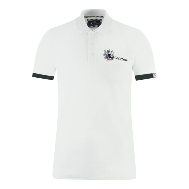 Aquascutum Aldis Brand London Logo Green Polo Shirt main image 1