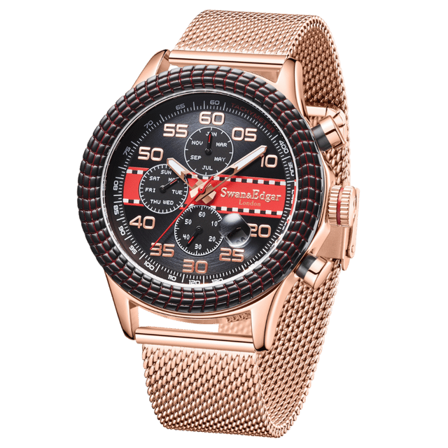 Limited Edition Swan Edgar Hand Assembled Race Line Automatic