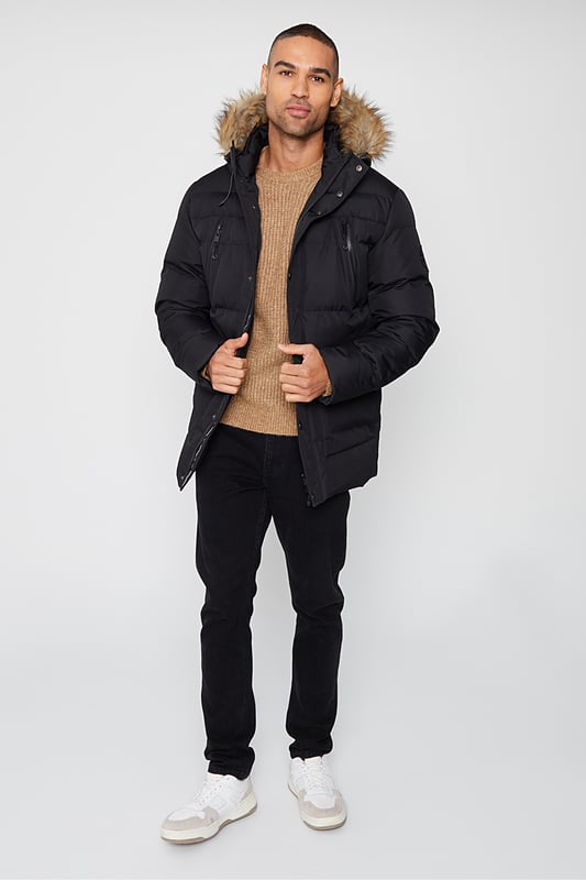 Threadbare shop quilted parka