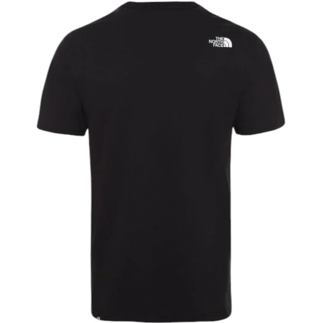 A classic The North Face crew neck t-shirt, the Men’s Fine Short Sleeve Tee is a summer essential. Made from 100% cotton, it is soft and comfortable against the skin, with a ribbed crew neck that ensures it’s easy to layer. A water-based box logo on the chest and a small logo on the back right shoulder complete the understated look.