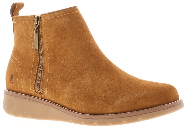 Hush puppies womens cambree booties flat heel zip top