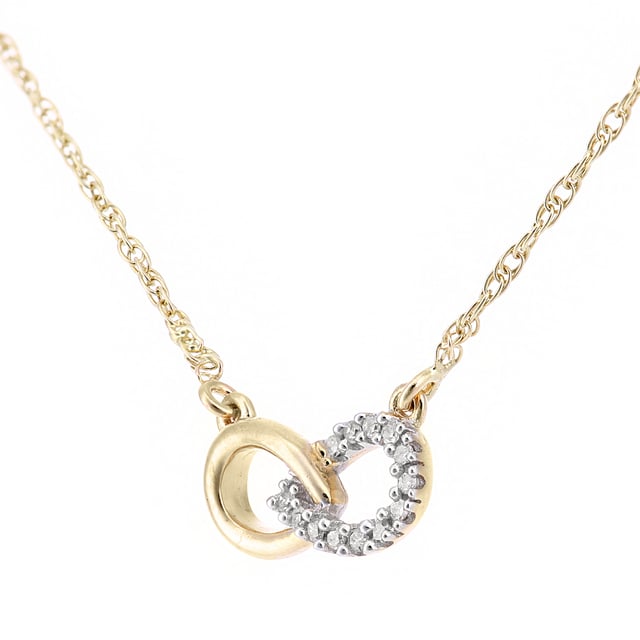 9K (375) White Gold: 1.27gr; # Diamond: 0.05ct