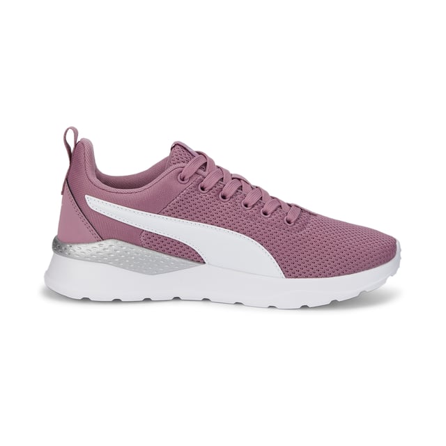 PRODUCT STORY Deconstructed and refined, the Anzarun Lite Trainers ensure a clean look that's perfect for every occasion. Featuring a breathable mesh upper, a cushy EVA midsole and true heritage PUMA branding throughout, this trainer is comfort and style combined. FEATURES & BENEFITS : SoftFoam+: PUMA’s comfort sockliner for instant step-in and long-lasting comfort that provides soft cushioning every step of your day PU midsole: PUMA’s Polyurethane midsole assists a smooth foot stride for comfortable wear and a futuristic look DETAILS : Low boot Mesh-based textile upper EVA midsole for comfort Non-marking rubber outsole for grip PUMA Wordmark on tongue PUMA Formstrip at lateral side PUMA Youth style: recommended for older kids between 8 and 16 years