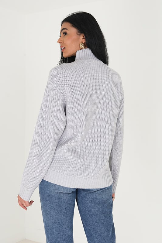 Destiny Knit Jumper - Powdergree