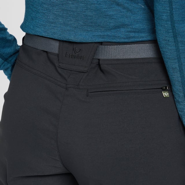 Brasher Women's Stretch Water Repellant Walking Hiking Trousers with  Built in Belt