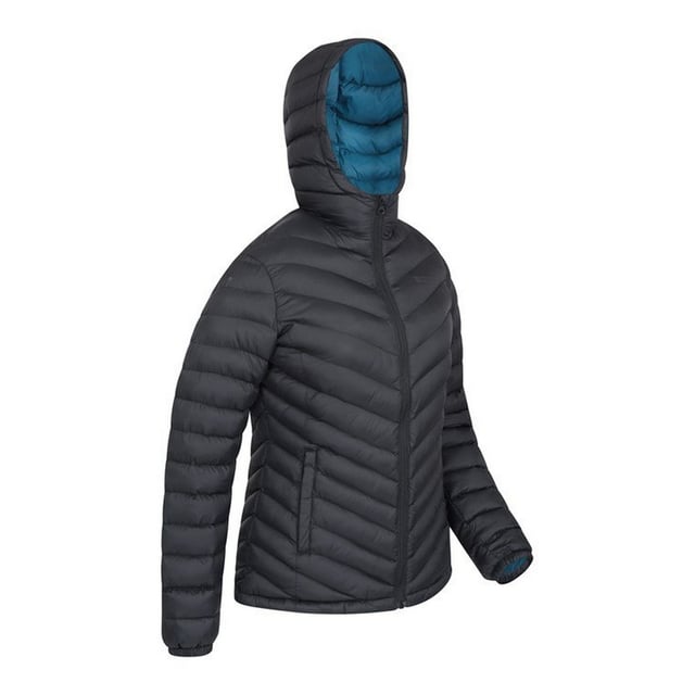 Outer Materials: 100% Nylon. Lining Material: 100% Nylon. Filling Material: 100% Polyester. Fabric: Microfibre. Design: Logo, Quilted. Fabric Technology: DWR Finish, Lightweight. Insulated. Cuff: Elasticated. Neckline: Hooded. Sleeve-Type: Long-Sleeved. Hood Features: Elasticated, Grown On Hood. Pockets: 2 Front Pockets. Fastening: Full Zip.