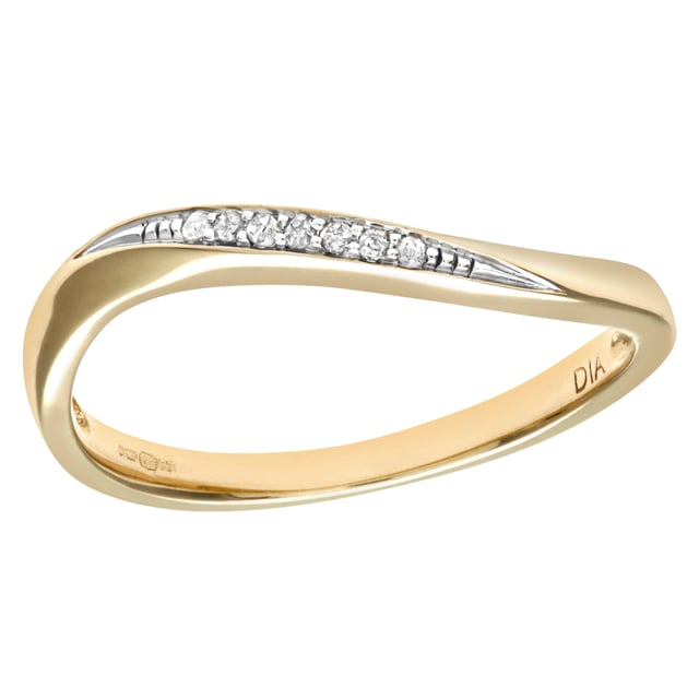 9K (375) White Gold: 2.1gr; # Diamond: 0.03ct